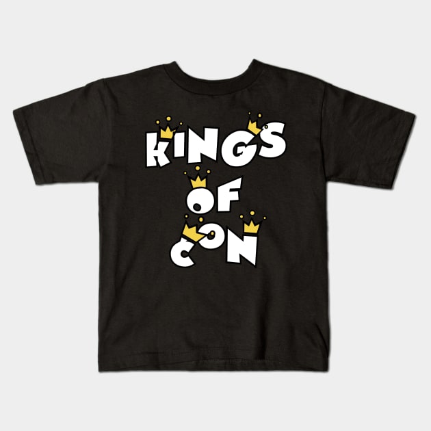 Kings Of Con Kids T-Shirt by ReadTheEyes